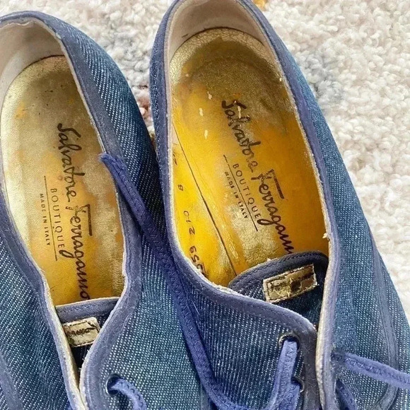 Salvatore Ferragamo blue loafers 8 - Picture 5 of 6